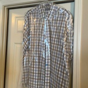 Daniel Cremieux shirt sleeve plaid shirt